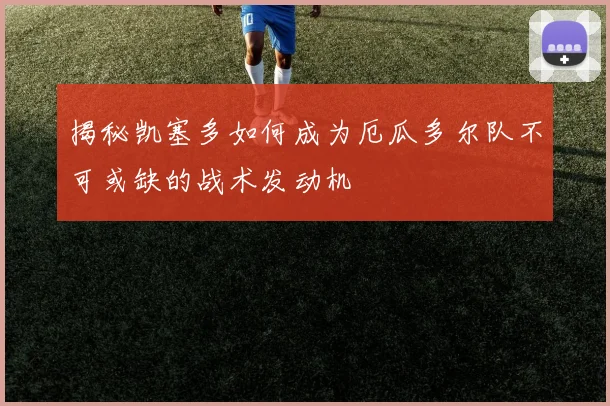 揭秘凯塞多如何成为厄瓜多尔队不可或缺的战术发动机